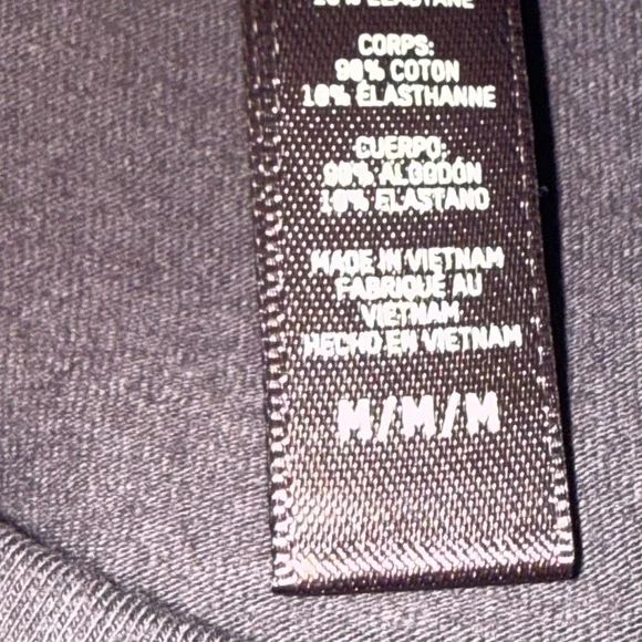 Skims Cotton Jersey High Neck Tank “Iron” - Picture 3 of 3